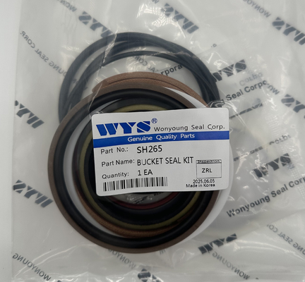 WYS Original Parts SH265 High Quality Excavator Repair Parts Bucket Seal Kit For CATERPILLAR KOMATSU HYUNDAI HITACHI