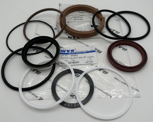 WYS Original Parts SH265 High Quality Excavator Repair Parts Bucket Seal Kit For CATERPILLAR KOMATSU HYUNDAI HITACHI