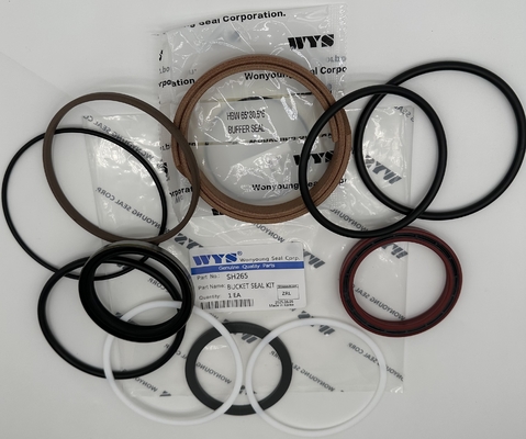 WYS Original Parts SH265 High Quality Excavator Repair Parts Bucket Seal Kit For CATERPILLAR KOMATSU HYUNDAI HITACHI